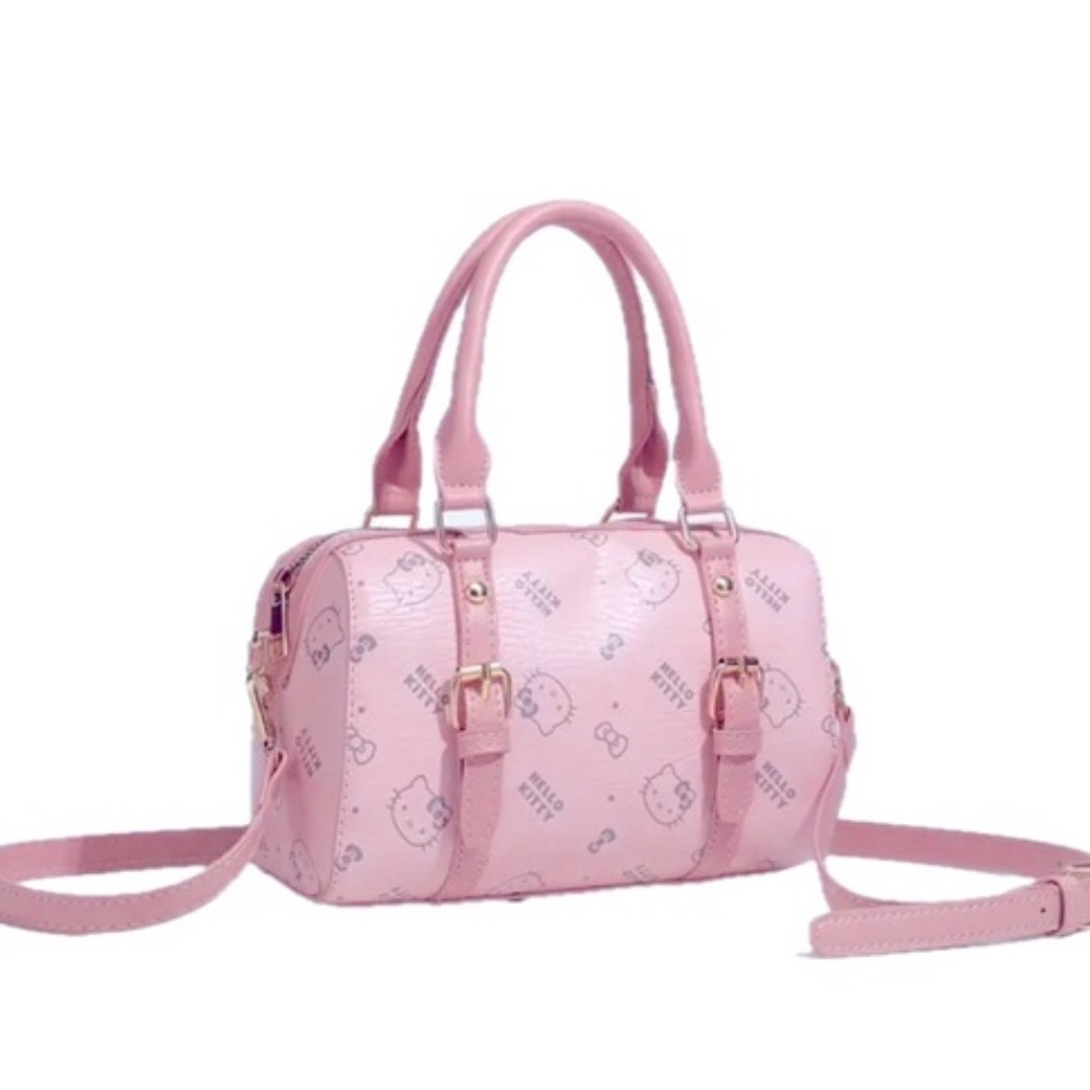 Hello Kitty Sanrio Pink Boston Bag Crossbody NWT w/Dust Bag